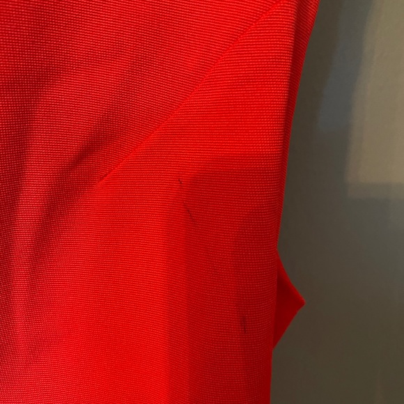 French connection red dress open front NWT size 10 - Picture 8 of 10